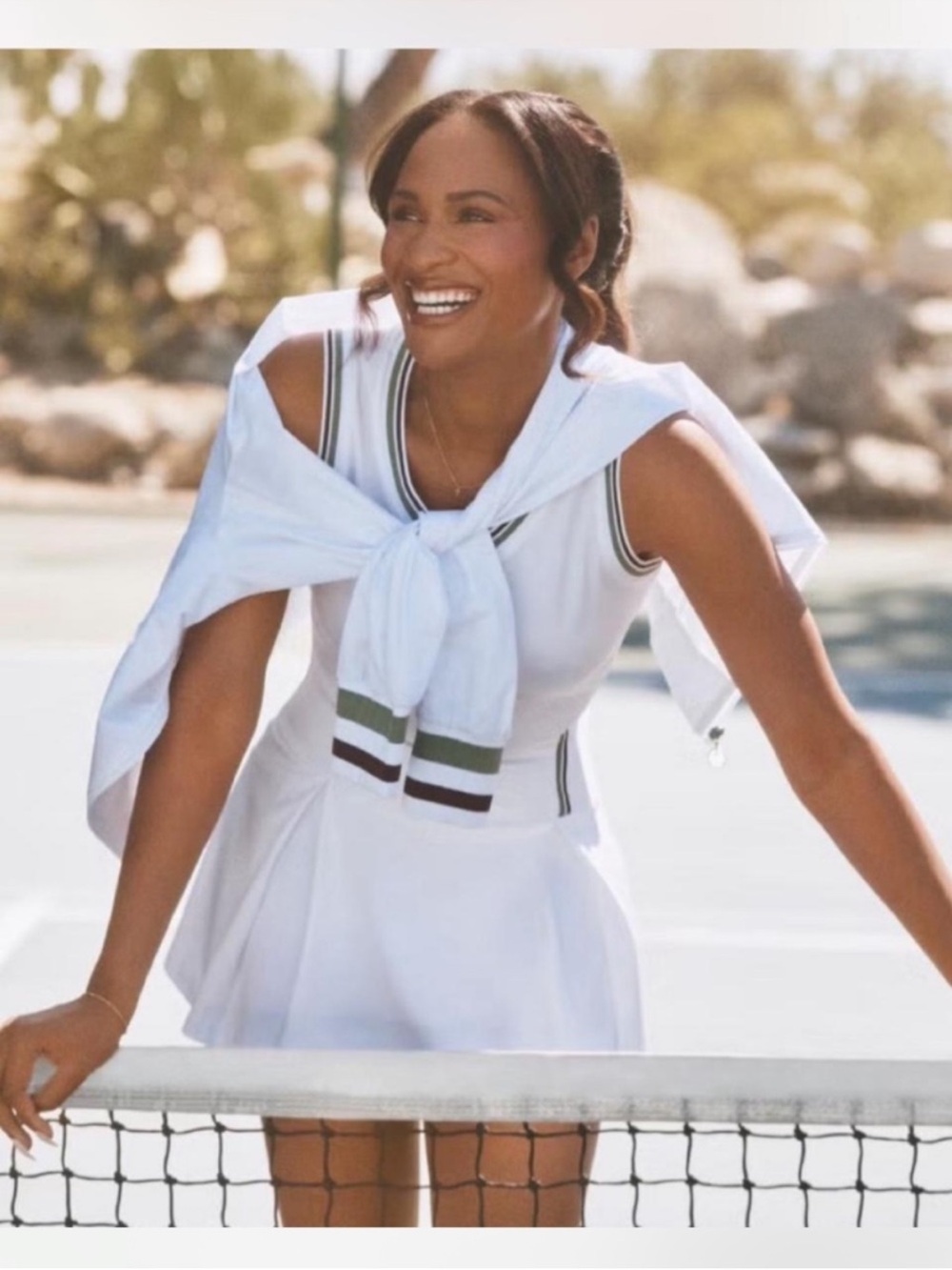 Veronica beard x Head green tennis skirt & tank - matching set (Small) - Picture 9 of 12